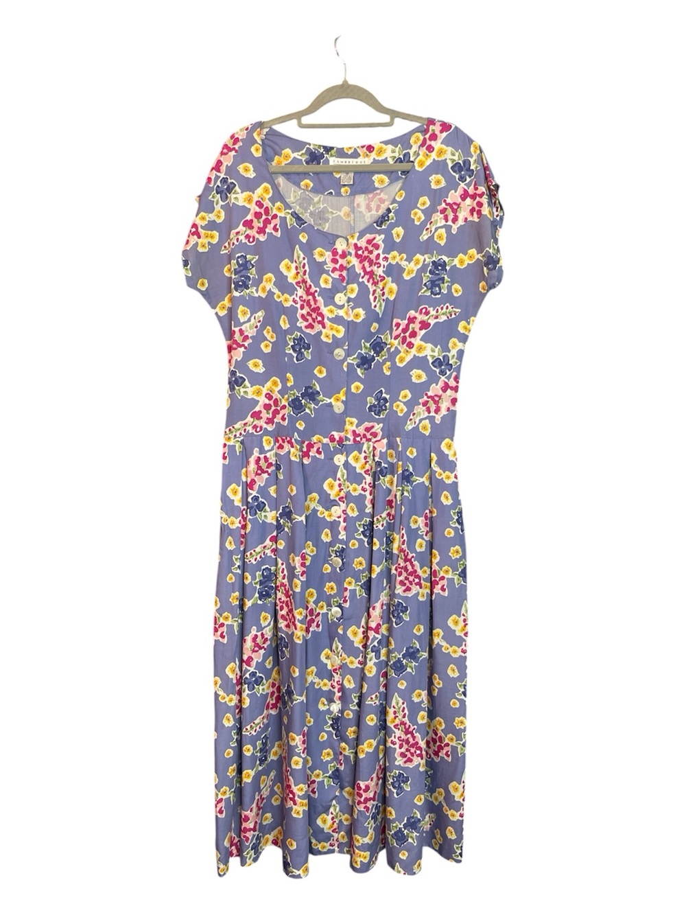 Cambridge Spirit Floral Midi Dress made in Hong Kong